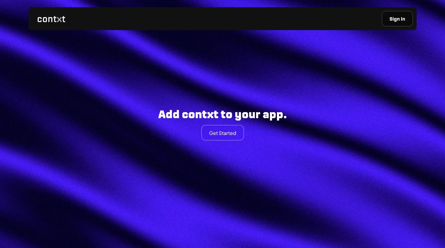 Contxt — A search layer that lets a company's own documents answer questions in plain language.