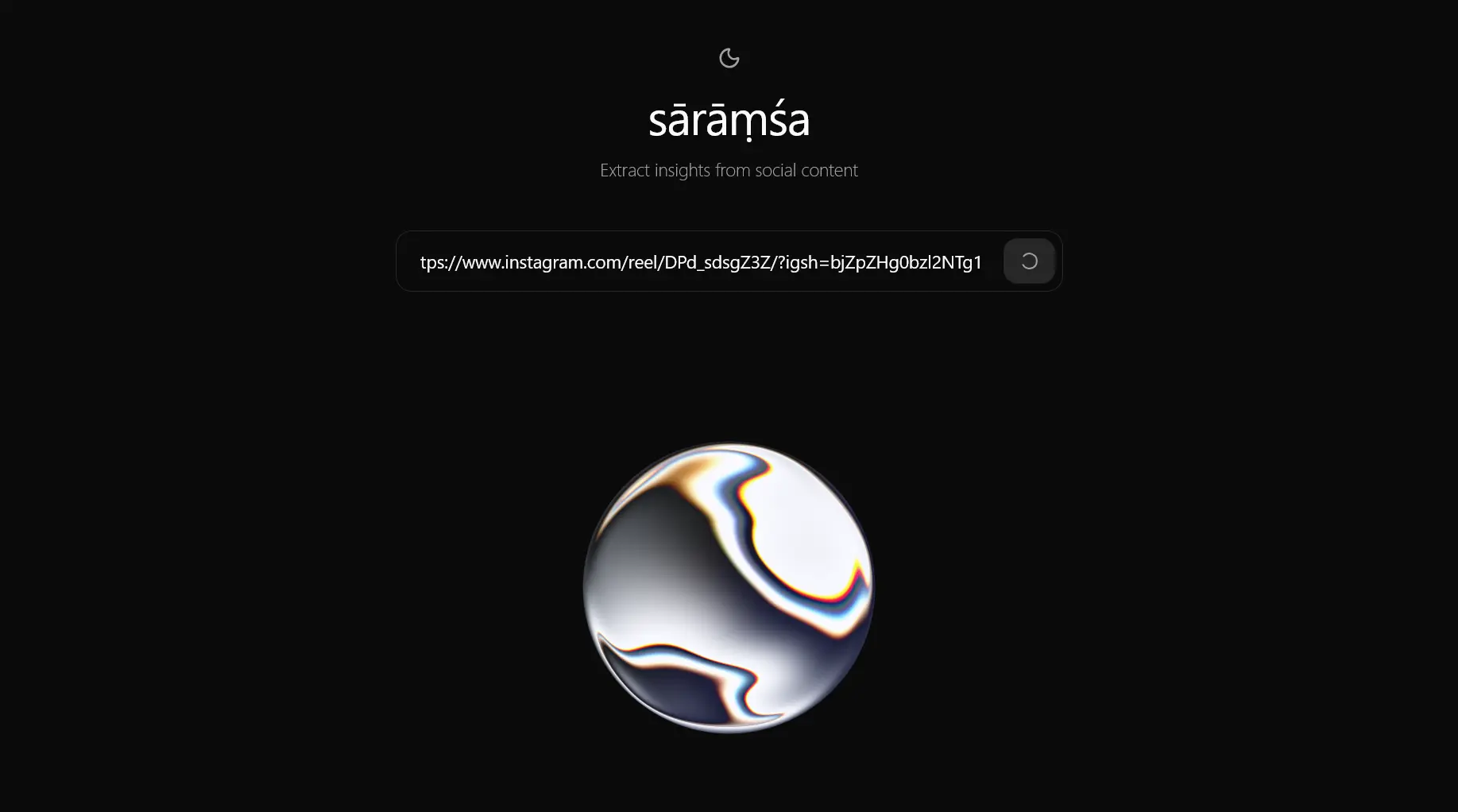 Sārāmśa — A tool that pulls the points worth keeping out of long social content.