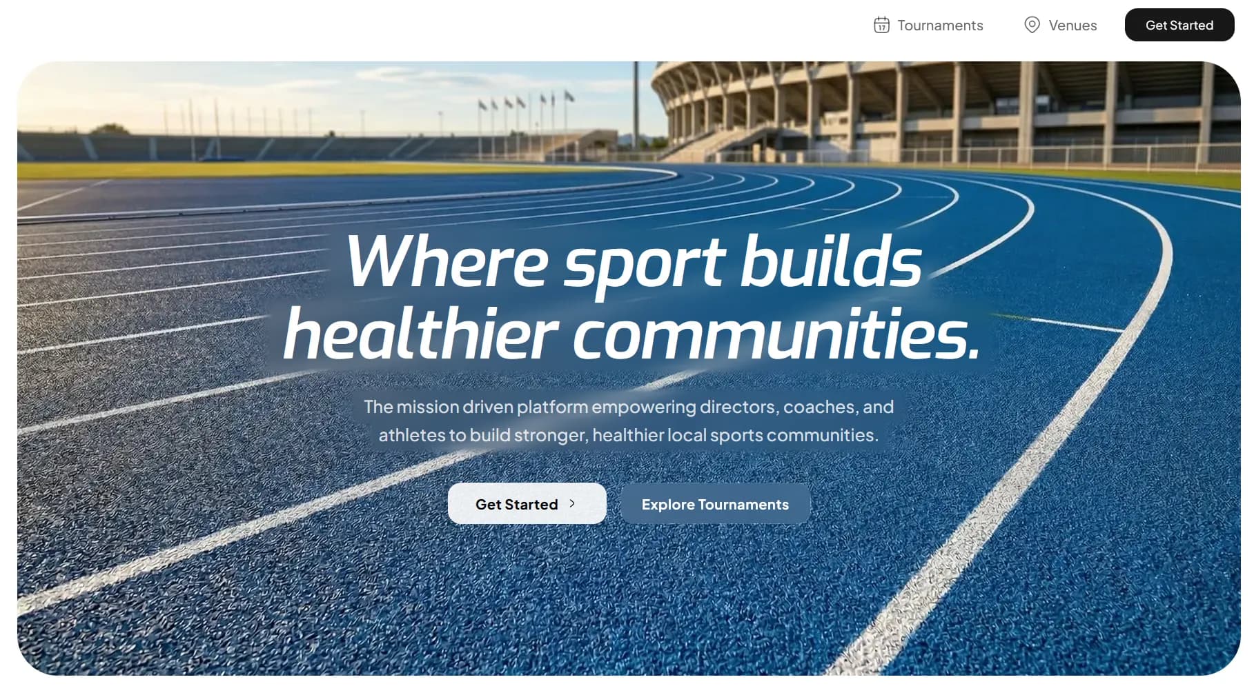 Clutch — Tournament scheduling and live results for local sports leagues.